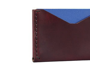 Slim-Card-Holder-Horween-Chromexcel-Leather-Burgundy-#8-Leather