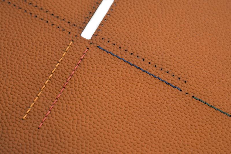 Slim Wallet NBA Basketball Horween Leather thread colours